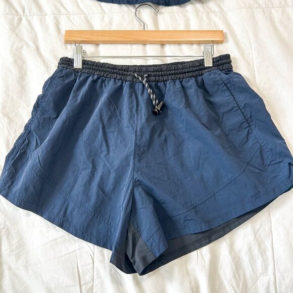 NWOT Lululemon Evergreen Anorak Jacket & Shorts Set Navy Blue Black Size 10/8 - Picture 3 of 11